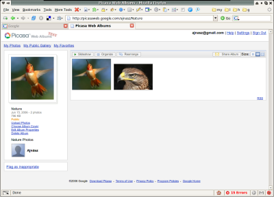 picasa webalbum inside 1