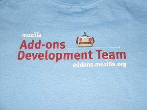 mozilla addon developer t-shirt 3