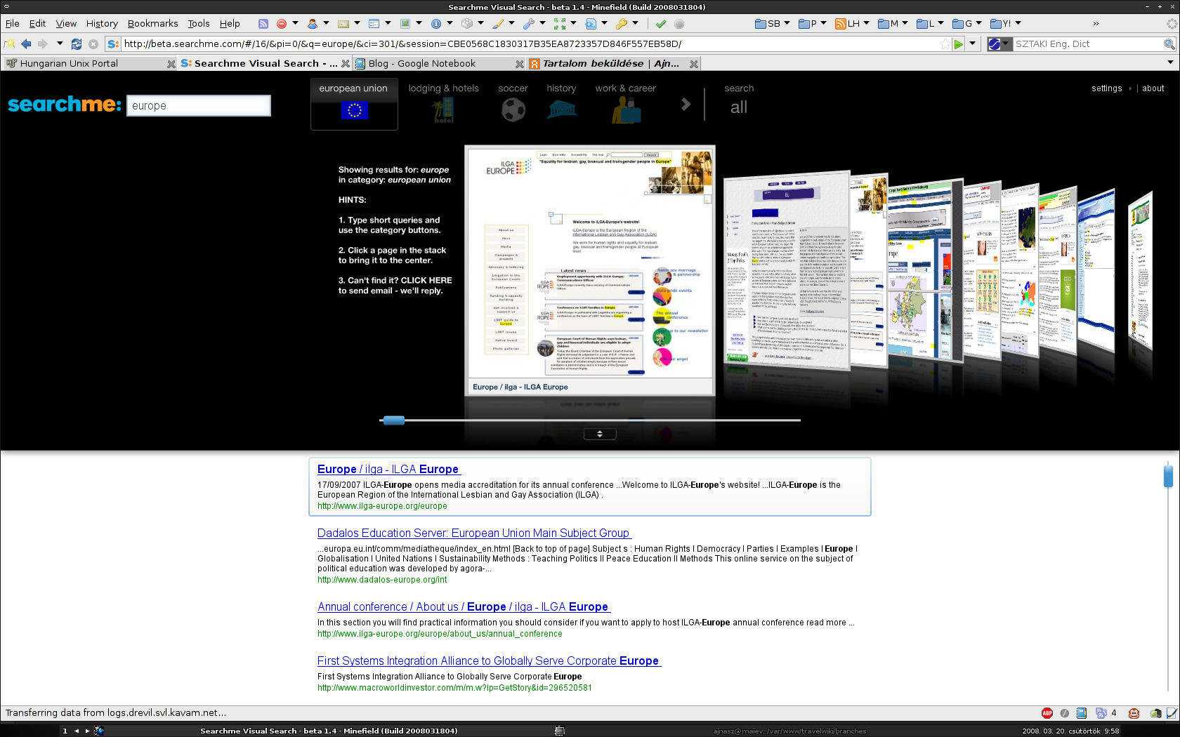 searchme screenshot